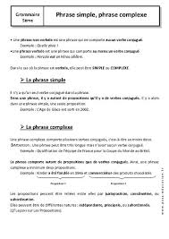 Phrase Simple Phrase Complexe Phrases Complexes Phrase Simple Et Complexe Phrases Simples