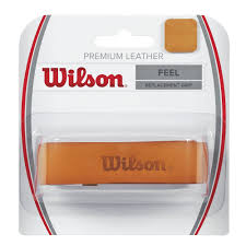 Buy Wilson Premium Leather Replacement Grip 1 Pack Brown Online Tennis Point