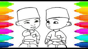 Mewarnai gambar ipin upin kreasi warna. Koleksi Gambar Mewarnai Upin Dan Ipin Azhan Co