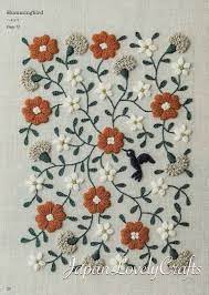 There are even more below. Hand Embroidery Botanical Patterns Embroidered Flower Plant Embroidery Botanical Japanese Embroidery Patterns Japanese Embroidery