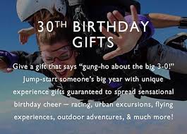 These 30th birthday gift ideas are every bit of fun as the party will be. Unique 30th Birthday Gifts For Men Women