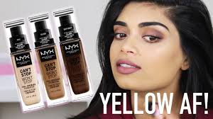 Nyx Cant Stop Wont Stop Foundation Review For Medium Indian Skintones Zaahirah Munif Youtube