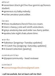 Matching bios for couples discord : Account Ratings Cfcu Awesomexgurl Wattpad