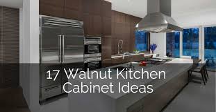 I was thinking of cherry cabinetry with a grey stone or porcelain stone lookalike top and a blue glass vessel sink. 17 Walnut Kitchen Cabinet Ideas Sebring Design Build