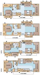 Thor Jazz 5th Wheel Floor Plans Rv Floor Plans Class C Campers Motorhome Remodel