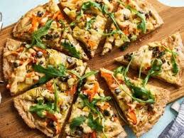 Pizza Aus Kichererbsenmehl Kichererbsenmehl Gesunde Pizza Rezepte Kichererbsen Mehl