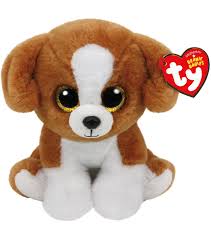 Black And White Beanie Baby Dog Ty Beanie Babies Plush Snicky Dog Brown White Baby Plush Toys Original Beanie Babies