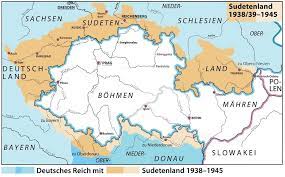 Sudeten Mountains Germany Map Bohemian History Historical Maps