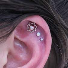 pin on rook tragus and helix
