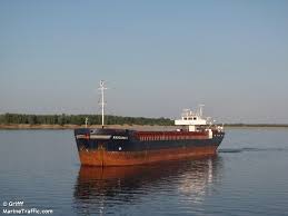 crew rescued from sinking cargo ship in