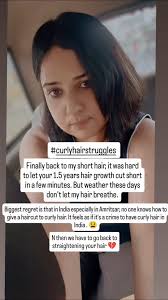It's a crime to have curly hair in India especially in Amritsar. No one  knows how to cut curly hair . All the haircut courses should include a  haircut especially for curly hair . Never been a time ...