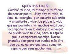 Querido Hijo Carta De Una Madre Enamorada De Su Hijo Carta A Mi Madre Carta A Mi Hija Dedicatoria A Un Hijo