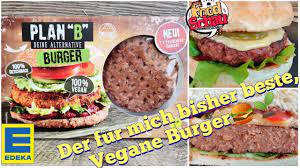 It is a healthy burger alternative that will leave you with no guilt after eating it. Edeka Plan B Burger Vegan Youtube