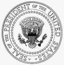Paleways of thirteen pieces argent and gules, a chief azure; Presidential Seal Coloring Page Coloring Home