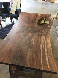 Dog And Pig Furniture Walnut Table Top Handmade In San Diego Dining Table Dining Table Top Wood Slab Table