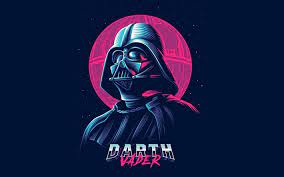 Download Wallpapers Darth Vader Star Wars Art Characters Retro Synthpop Retrowave Besthqwallpapers Com Star Wars Illustration Vader Star Wars Star Wars Pictures