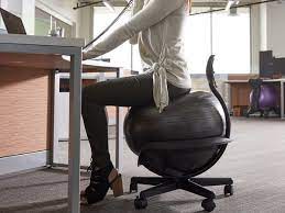 This yoga ball chair is the ideal combination of exercise ball and office chair alternative. Gaiam Ultimate Balance Ball Chair Review