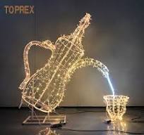 LED Holiday Decoration Lighting Outdoor Waterproof 3D LED Motif Light