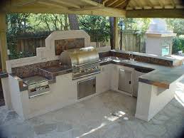 concrete outdoor kitchen & bbq island