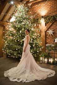 The Dress The Christmas Tree The Light The Most Beautiful Christmas Winter Wedding Christmas Wedding Dresses Winter Barn Weddings Christmas Wedding Themes
