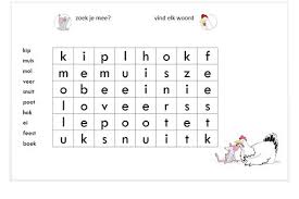 Woordzoeker Voor Groep 3 Behorend Bij Het Samenleesboek Leren Lezen Met Kip En Muis Woordzoekers Dieren Gr Woordpuzzels Lesgeven Aan Kinderen Leren Lezen
