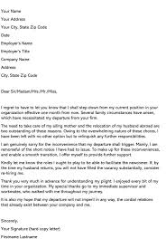 With that, you may find the temporary job resignation letter sample. Sample Resignation Letter Due To Family Reasons Examples