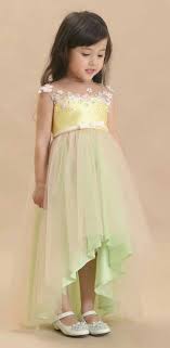 Flower Girl High Low Dress Kids Frocks Design Wedding Dresses For Kids Kids Dress