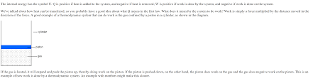 Comparing Work In Thermodynamics With Work Done In Mechanics Physics Stack Exchange