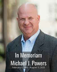 I am deeply saddened to learn of the passing of Michael Powers, CEO of  Plastic Surgery Studios. My heartfelt condolences go out to his family,  friends, and colleagues during this difficult time.