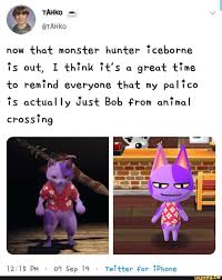 75 Out I Tthk T S A Great Ttme To Reand That Pai7co 75 Actually Just Bob From Antmol Ifunny Animal Crossing Funny Bob Animal Crossing Animal Crossing Villagers