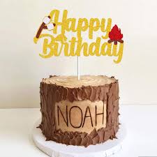 Krazy cake designs by anny. Magbea Camping Birthday Cake Topper Happy Birthday Sign Decoration Lumberjack Woodlands Camping Campfire Tent Themed For Kids Baby Shower Birthday Party Decorations Supplies Toys Games Cake Cupcake Toppers Kiririgardenhotel Com