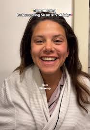 4am morning before my 4th of July Race 🤭🏃‍♀️🇺🇸🌭✨ #race #running  #runninggirl #4ammorningroutine #morningroutine #productive #july4th