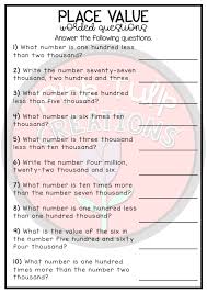 Place Value Worksheet Pack Into The Millions Includes Rounding Worded Form Numerical Form Expanded Form Teaching Student Centered Learning Teaching Math