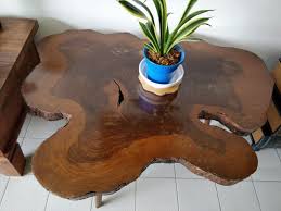 For katie coffee table wood log eclectic tables. Wood Log Coffee Display Table Own Individual Self Furniture Home Living Furniture Tables Sets On Carousell