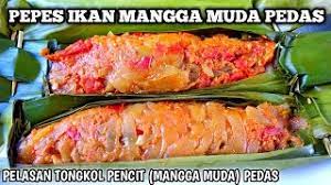 Pepes bakar pindang mangga muda / brengkes pindang pencit merupakan masakan sederhana, namun rasanya luar biasa Resep Pepes Ikan Tongkol Mangga Muda Pedas Pelas Tongkol Mangga Muda Pelasan Tongkol Pencit Youtube