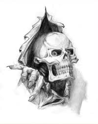 Skull tattoo by glax34 on deviantart. Drawing Evil Skull Tattoo Designs Skulls Elegant Arts Tattoo