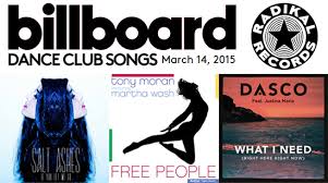 3 radikal records singles in the billboard dance club chart