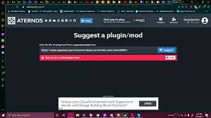 Plugins will help to customize and secure your server. Suggest Plugin Plugins Aternos Community