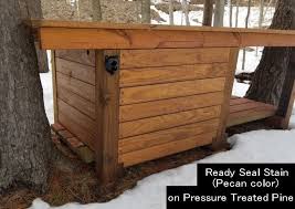 ready seal pecan stain color on pressure treated wood table image staining deck exterior wood stain staining pressure treated wood