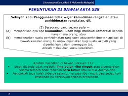 1 ) akta komunikasi dan multimedia 1998. Syahniza Md Shah Jabatan Kawal Selia Kandungan Ppt Download
