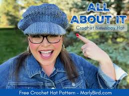 Crochet newsboy hat shop