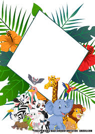 This is especially good if you have many friends who will enjoy receiving a nice card inviting them to your baby shower. Free Printable Safari Baby Shower Invitation Templates Download Hundreds Free Printable Birthday Invitation Templates