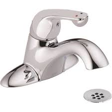 Whether your bathroom calls for a centerset or widespread faucet or chrome, brushed nickel, or matte black finish, we've designed sink faucets that are engineered to. Delta Part 523lf Hdf Delta Commercial 4 In Centerset Single Handle Bathroom Faucet In Chrome Commercial Bathroom Faucets Home Depot Pro