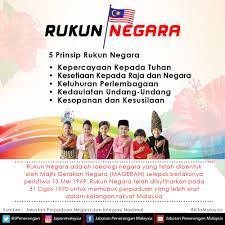 Ketiadaan agama boleh meruntuhkan keperibadian seseorang dan juga sesuatu bangsa dan negara. O Xrhsths Kkmalaysia Sto Twitter Rukun Negara Adalah Ideologi Dan Falsafah Yang Punya Makna Mendalam Berteraskan Lima Prinsip 1 Kepercayaan Kepada Tuhan 2 Kesetiaan Kepada Raja Dan Negara 3 Keluhuran Perlembagaan 4