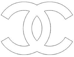Chanel Logo Stencil Sketch Coloring Page Chanel Party Chanel Decor Chanel Art