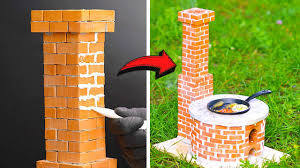 I chose maple for my bricks for no other reason except we had a ton of maple. Miniature Crafts Made By Real Master 5 Minute Decor Projects From Little Red Bricks Youtube