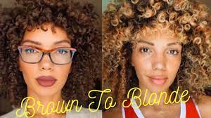 Dip your child's hair into the solution, swirl it around, then lift it out. How To Dye Curly Hair Blonde At Home Revlon Frost Glow Youtube
