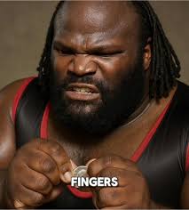 Mark Henry Holding Two Pillars