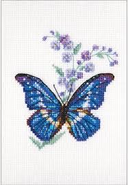 Polemonium Butterfly Counted Cross Stitch Kit