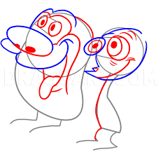 Search ebay faster with picclick. How To Draw Ren And Stimpy Step By Step Drawing Guide By Dawn Dragoart Com